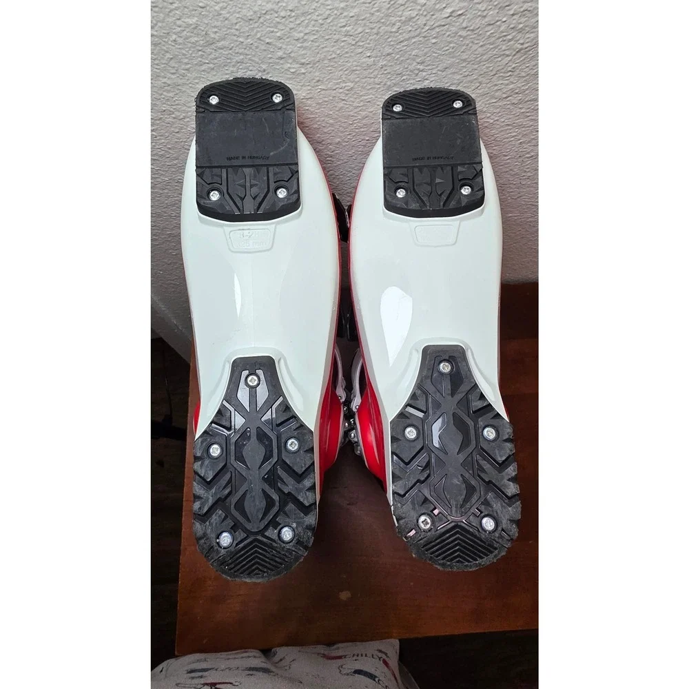 Nordica Speedmachine 100 Ski Boots Mens 28.5 Red White All Mountain Alpine Skiin